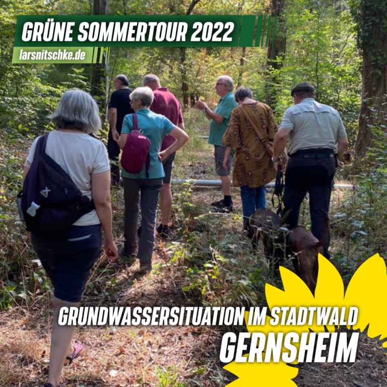 GRÜNE SOMMERTOUR: Besichtigung des Gernsheimer Stadtwaldes