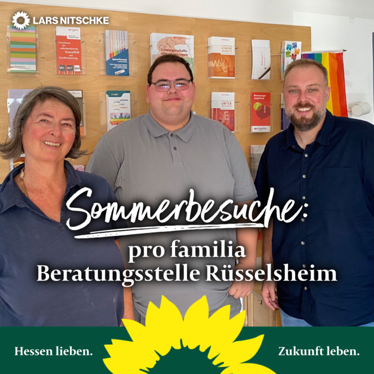 Sommerbesuche: Profamilia Beratungsstelle in Rüsselsheim
